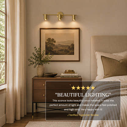 Erin Cylindrical 3-Light Wall Sconce
