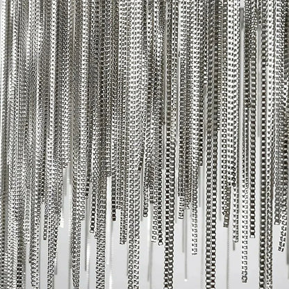 Teresa Cadena Steel Tassel Chandelier 31"D