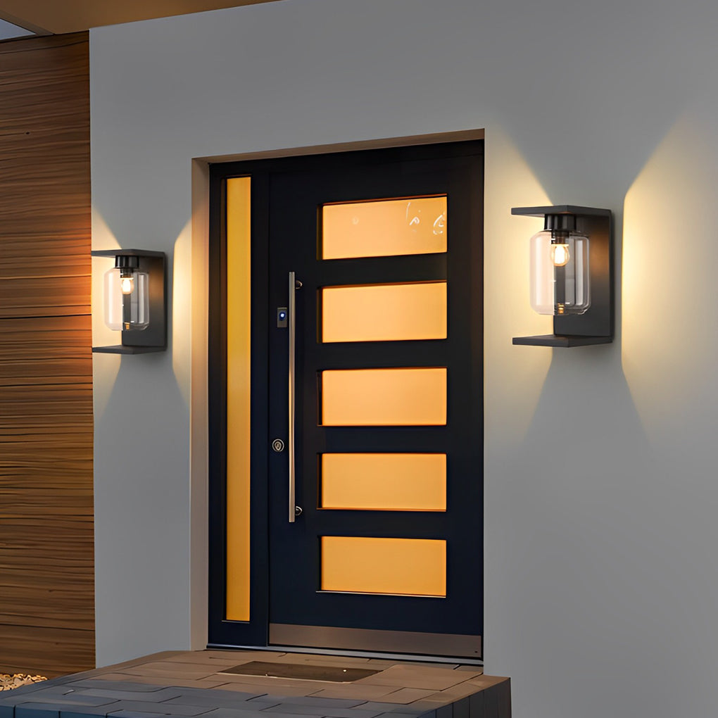 Crysteel Solar Outdoor Wall Light with Remote