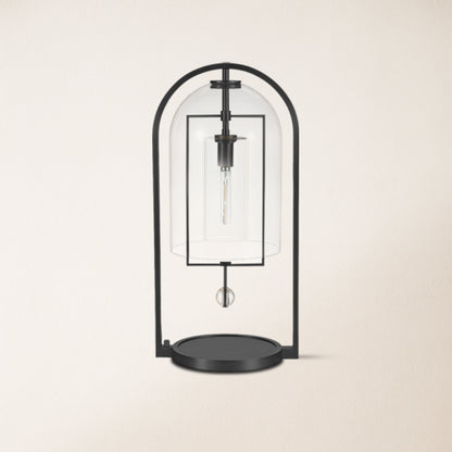 Bellhop Vintage Glass Table Lamp 21"H