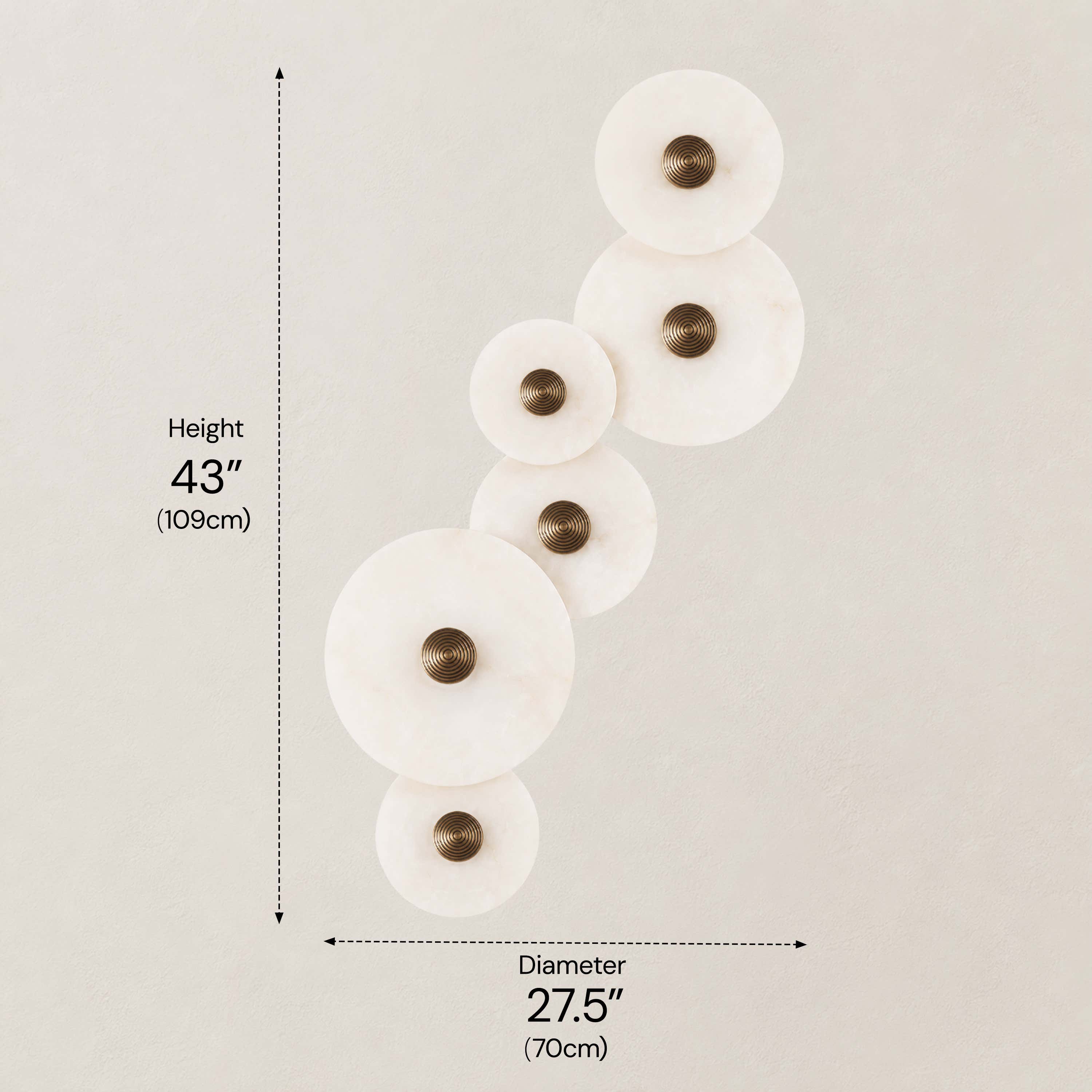 Miles Alabaster Multi-Lights Wall Sconce