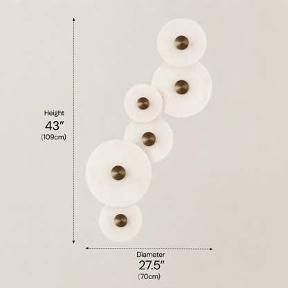 Miles Alabaster Multi-Lights Wall Sconce
