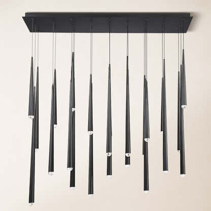 Anthropology Rectangle Crystal Pendant 54"W