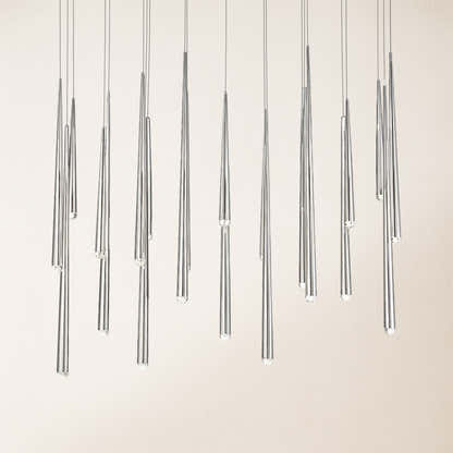 Anthropology Rectangle Crystal Pendant 54"W