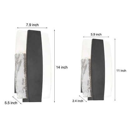 Luxshell Bubbles Glass Outdoor Wall Light