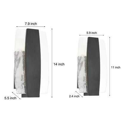 Luxshell Bubbles Glass Outdoor Wall Light