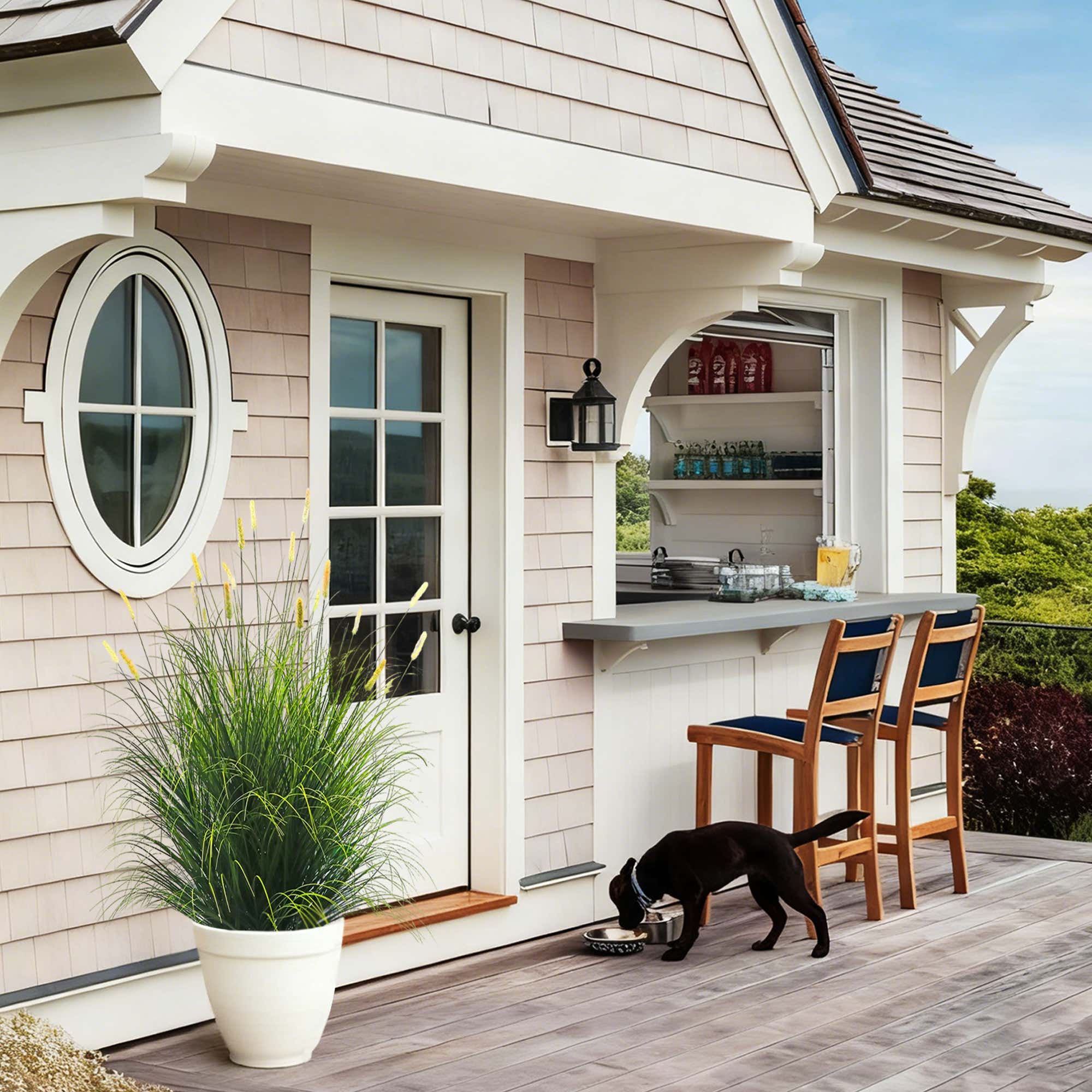 Artificial 28-Head Short Pine Grass with Curved-Straight Onion Grass Bonsai 140cm H