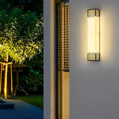 Omniguard Resin Rectangular Outdoor Wall Light