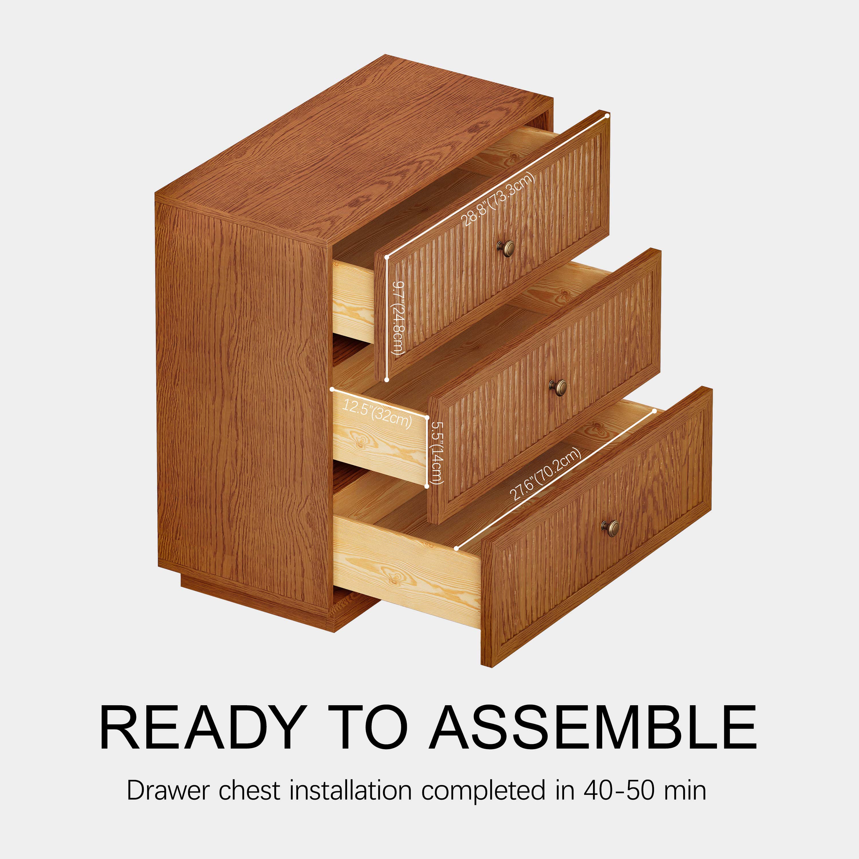 Avery Oak Modular Media Console 120"W
