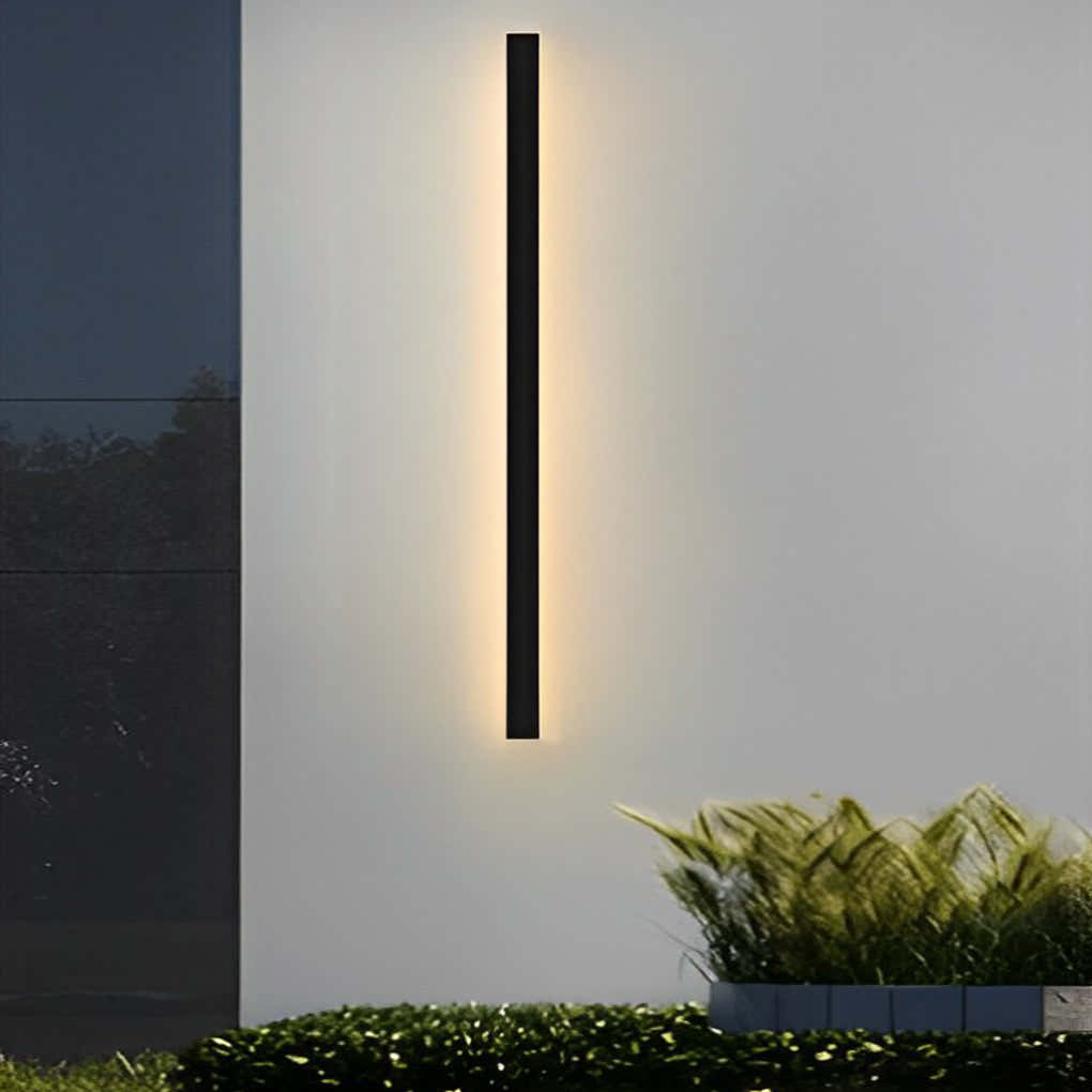 Ethereon Linear LED Solar Outdoor Wall Light