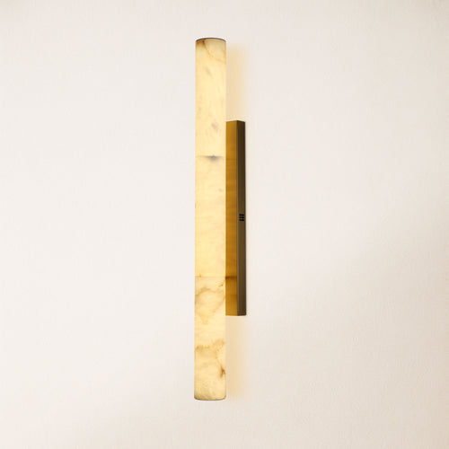 Sylvia Palladian Alabaster Wall Sconce 36"H