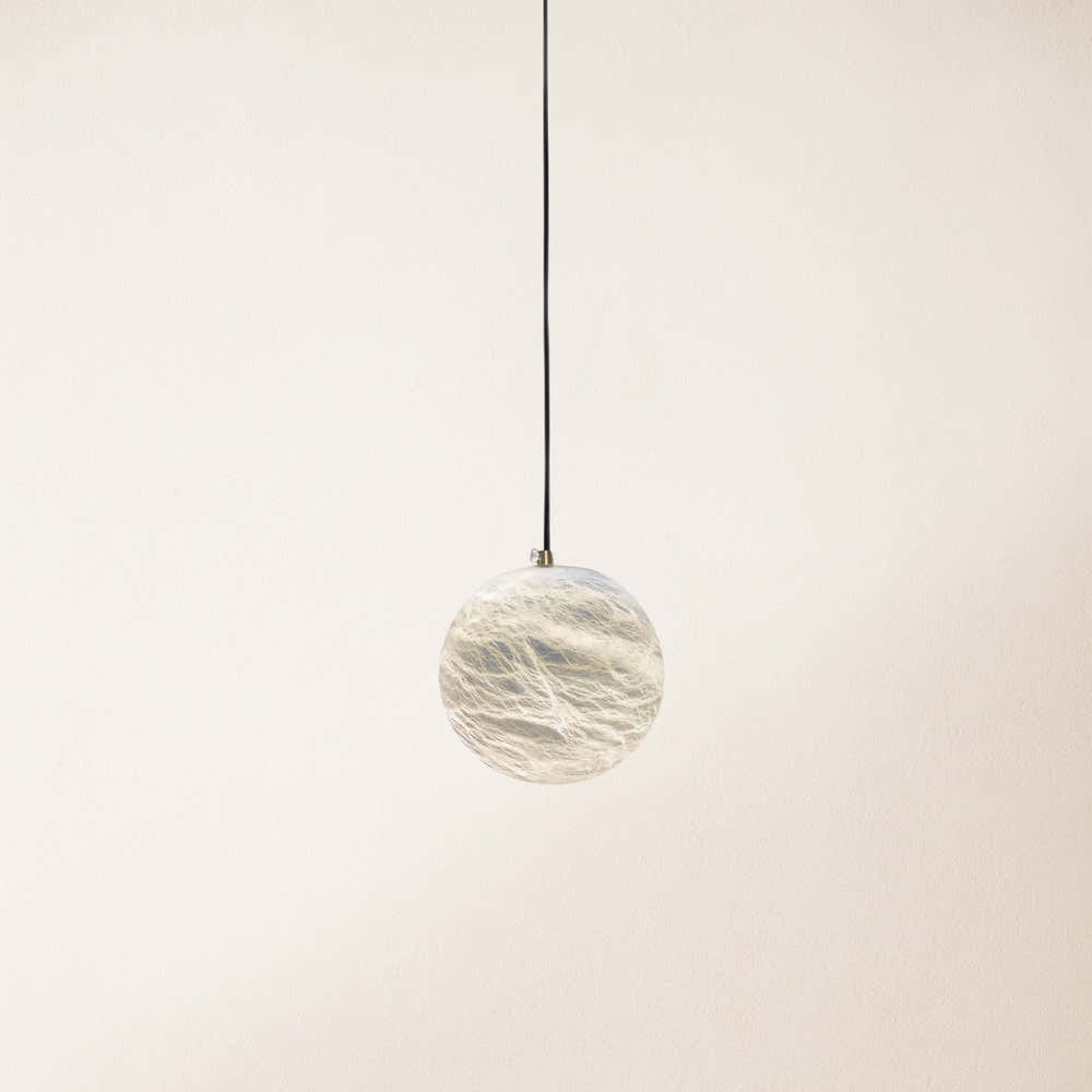 Nami Alabaster Global Ball Pendant Light 6"D