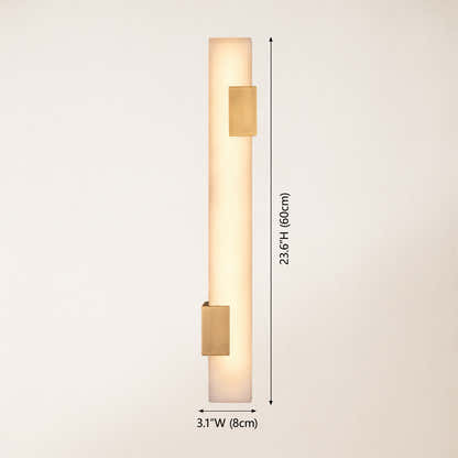 Caelia Alabaster Linear Wall Sconce