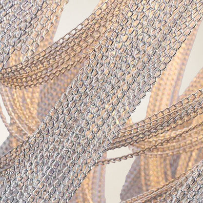 Teresa Cadena Chain Tassel Dining Room Chandelier 35"