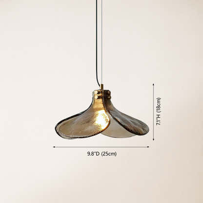 Eora Amber Glass Pendant Light
