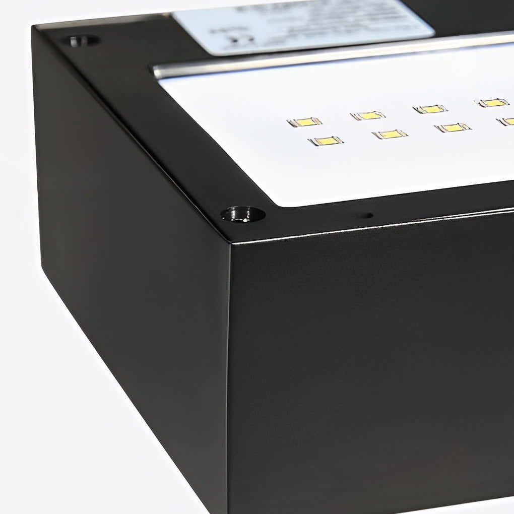 Vallum Rectangular Outdoor Up Down Wall Light