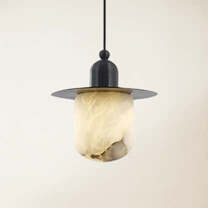 Bloom Alabaster Grace Pendant 6" H