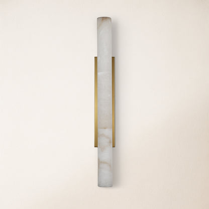 Sylvia Palladian Alabaster Wall Sconce 36"H