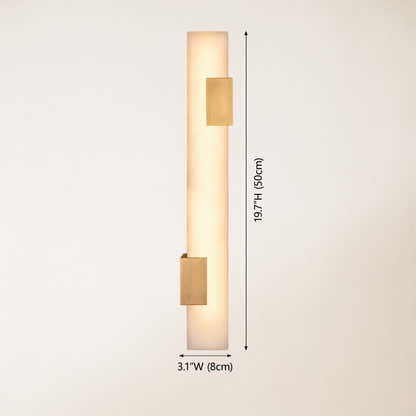 Caelia Alabaster Linear Wall Sconce