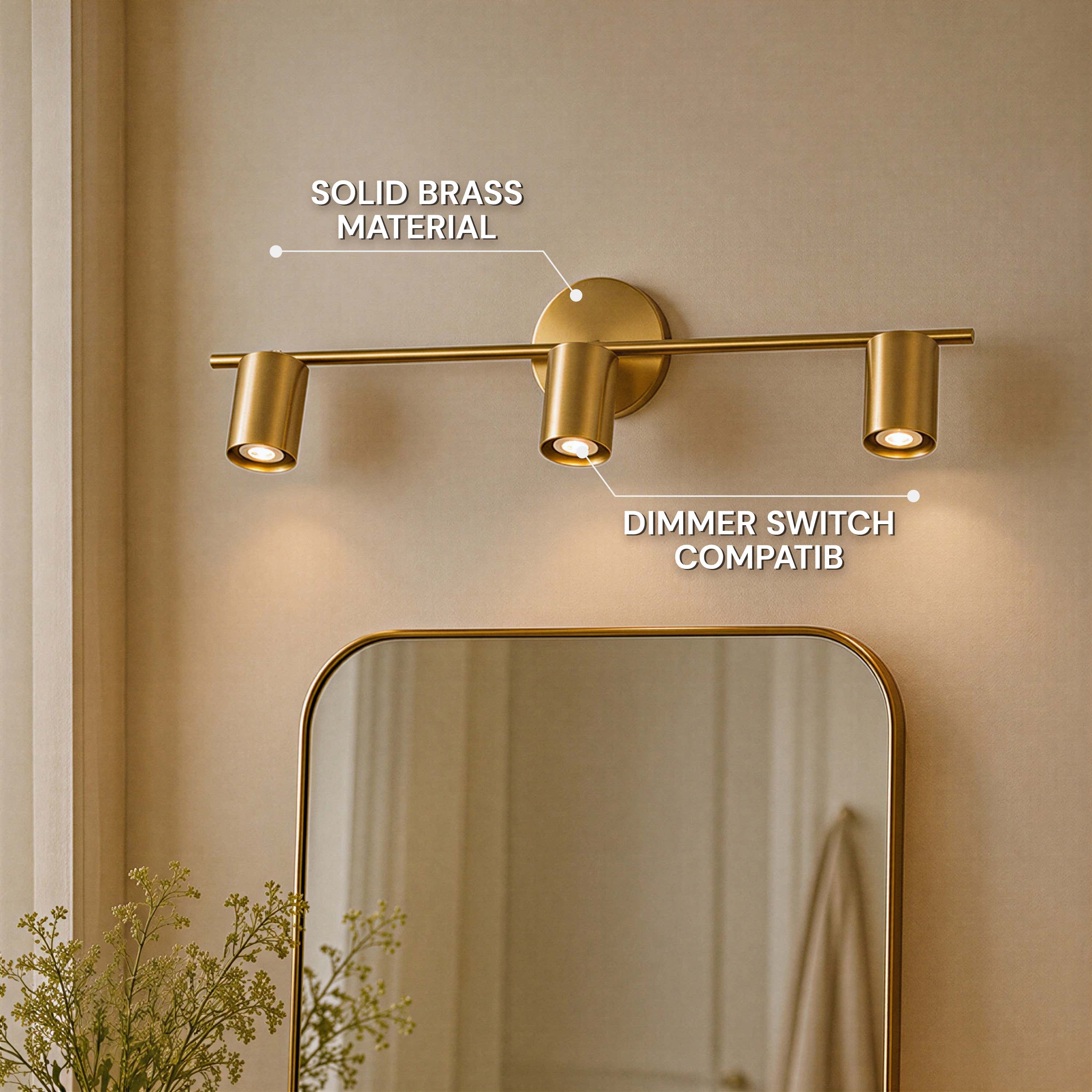 Erin Cylindrical 3-Light Wall Sconce