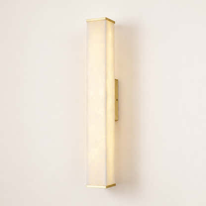 Valoria Alabaster Rectangular Wall Sconce