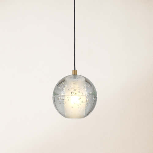 Pearl Ball Ceiling Pendant 4"D#Finish_Gold