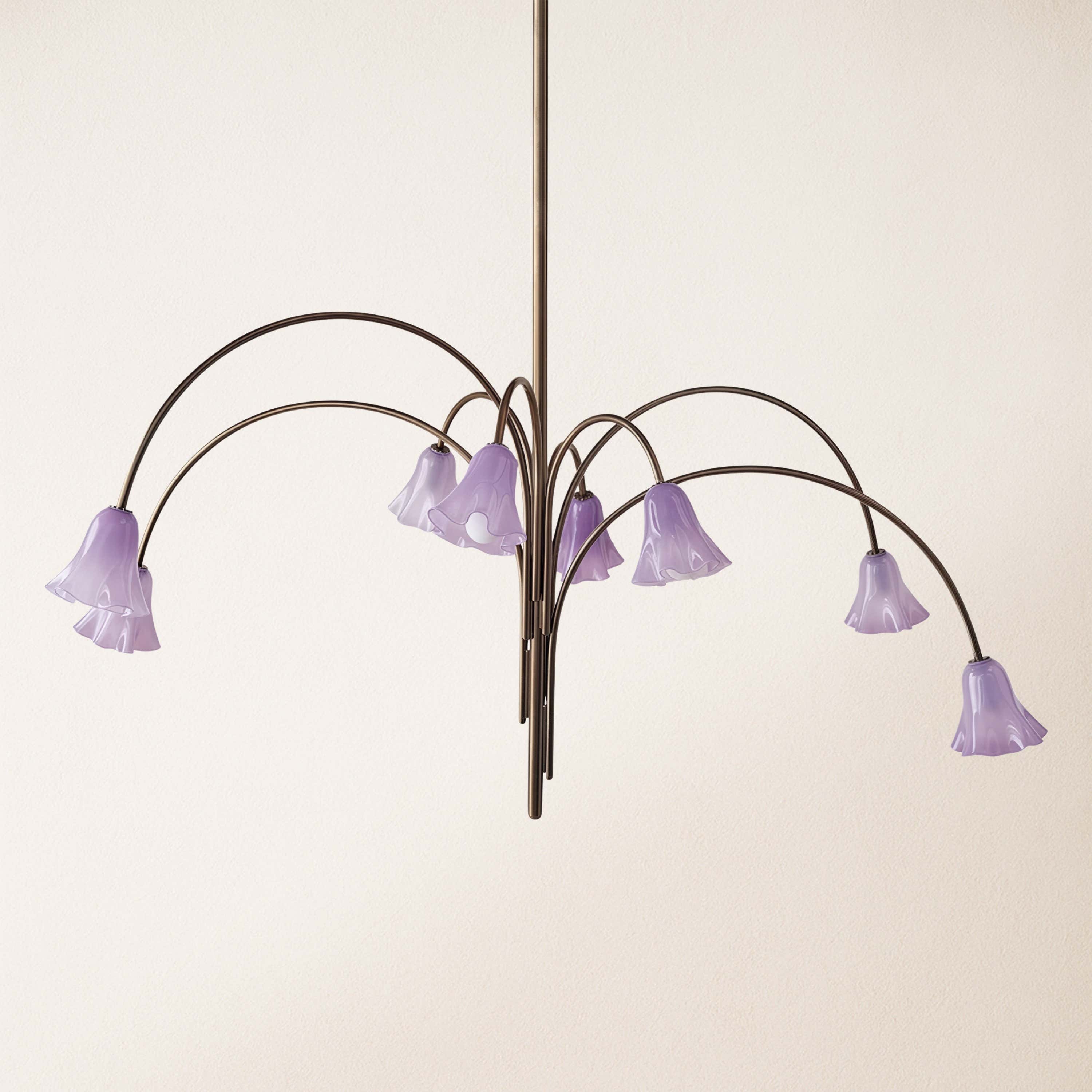 Florea Glass Art Chandelier