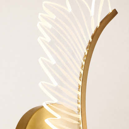 Pennata Acrylic Wing Wall Sconce