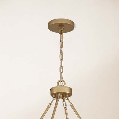 Vellum Round Chandelier 48"D