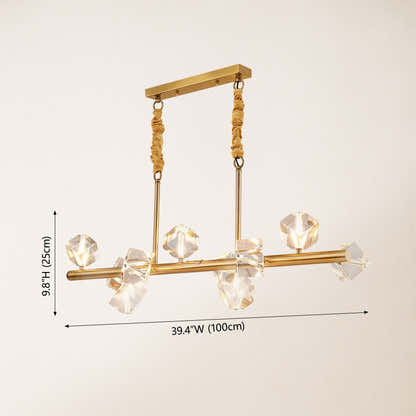 Stravon Radiant Structure Crystal Linear Chandelier
