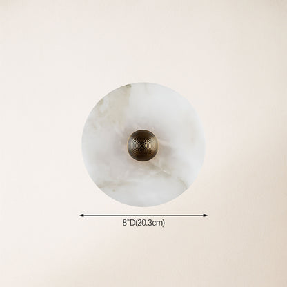 Miles Alabaster Wall Lamp 8"D