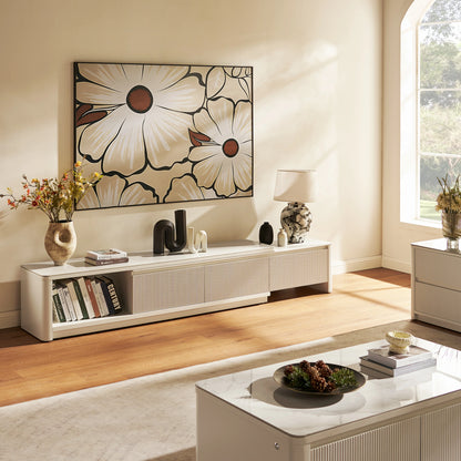 Celia Burnt Stone Media Console 71"