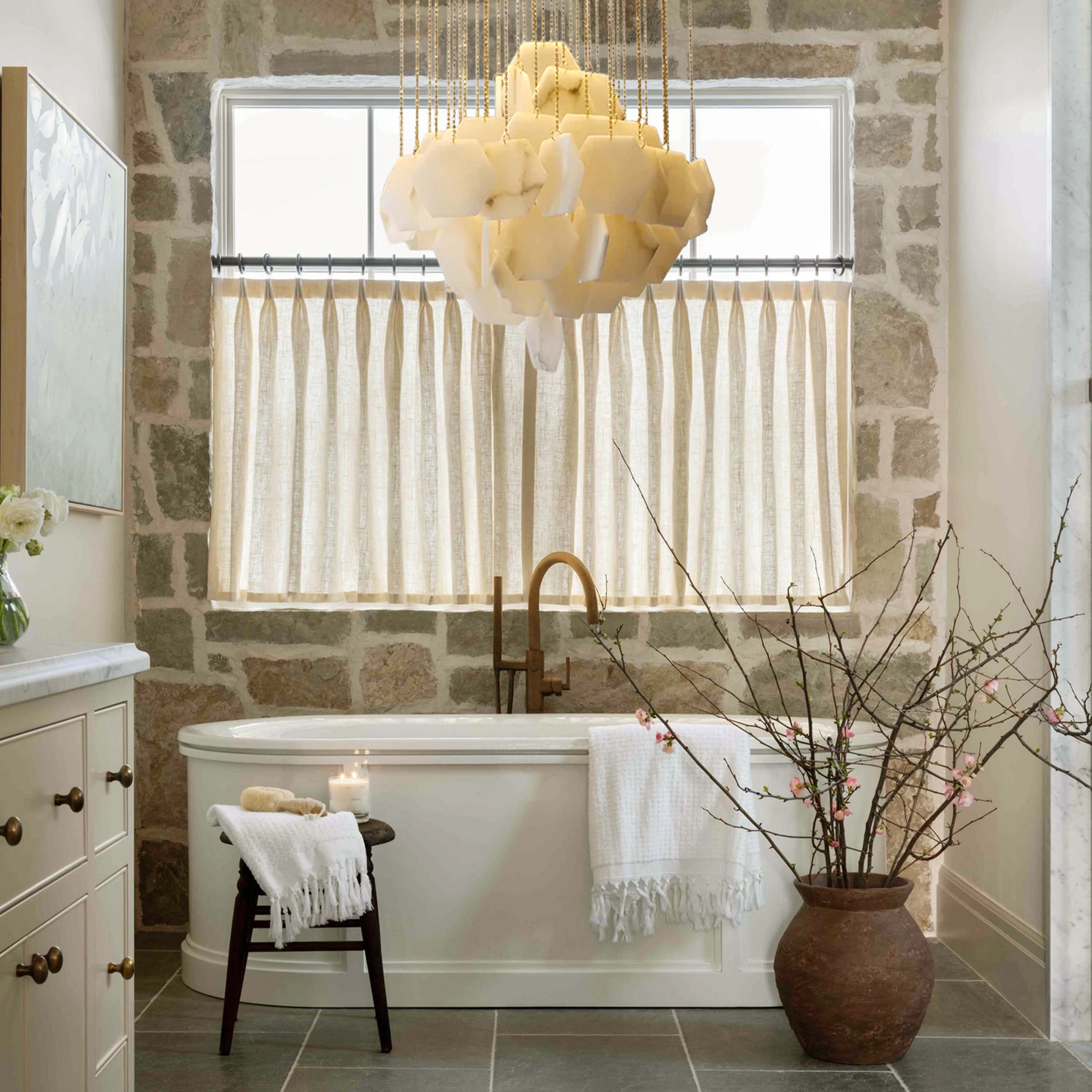 Talan Multi-layer Irregular Alabaster Chandelier 39"D#Finish_Gold