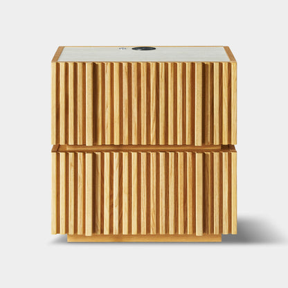 Isla Oak Nightstand 19.7" W