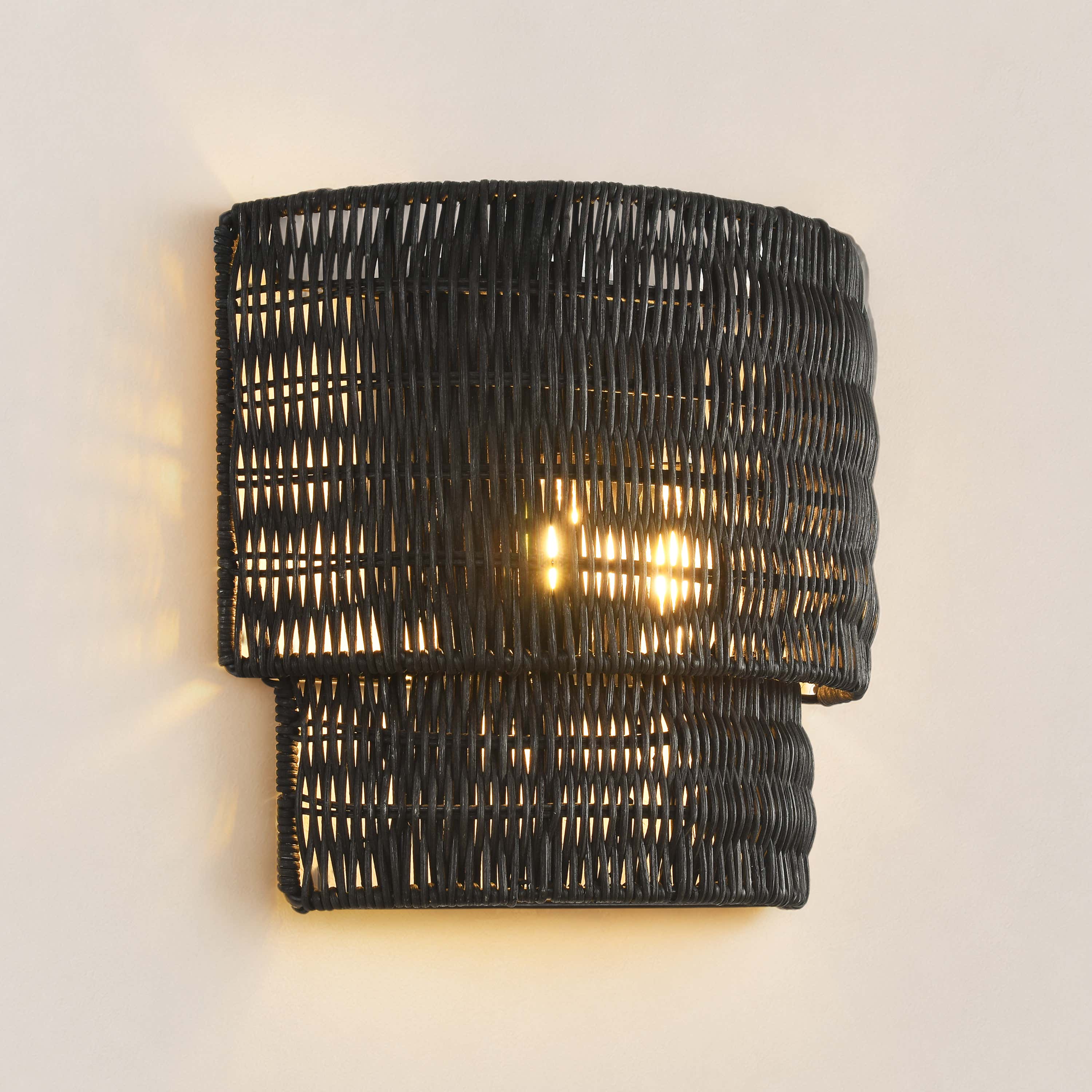 Cavana Rattan Wall Sconce