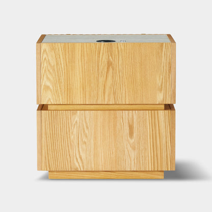 Isla Oak Nightstand 19.7" W