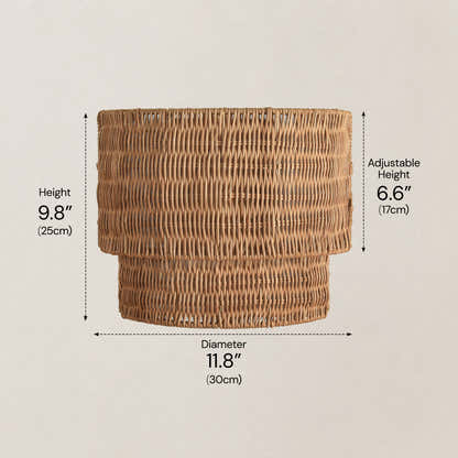Cavana Rattan Wall Sconce