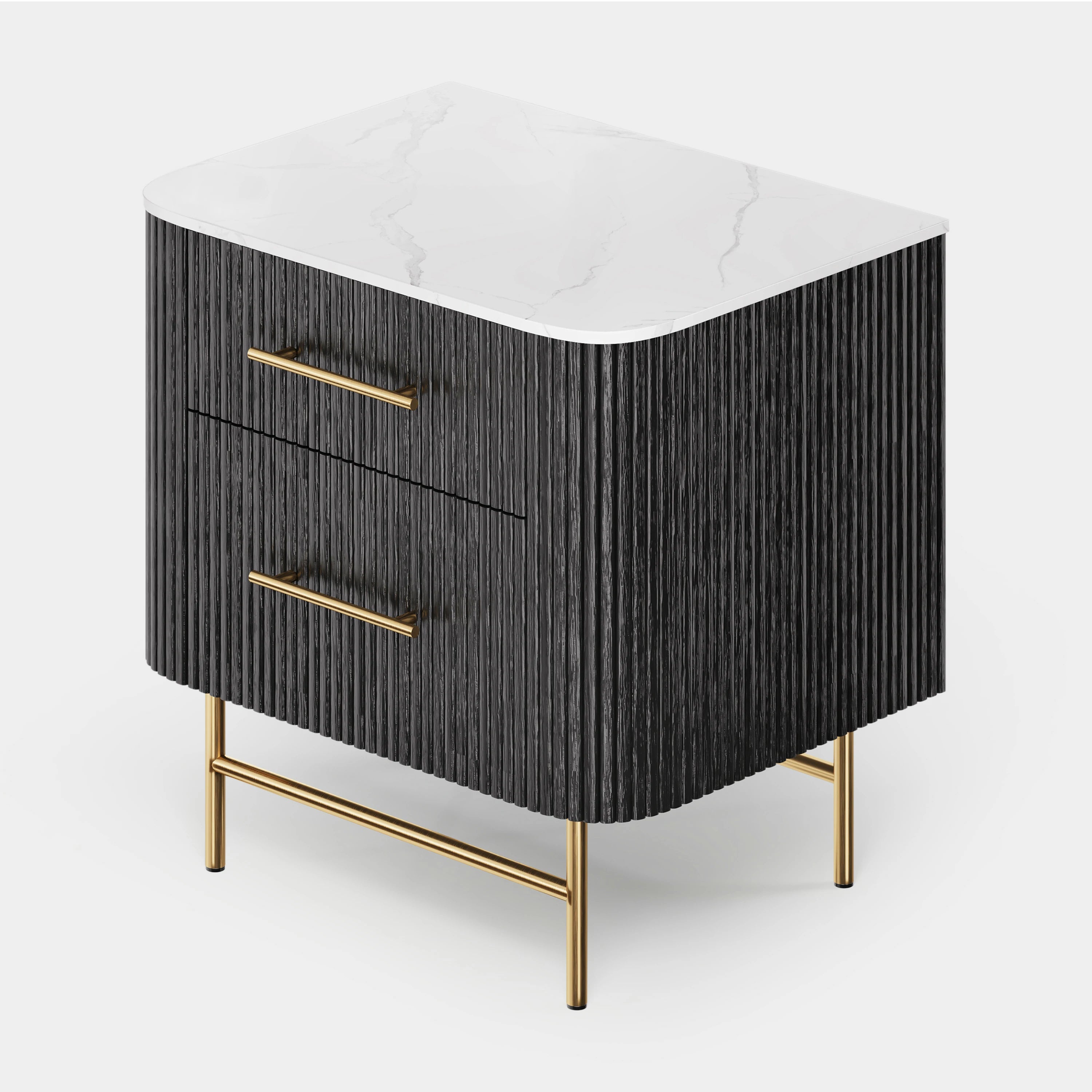 Ewan Sintered Stone Nightstand 26"W