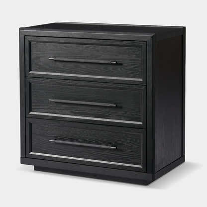 Alvar 32″ Oak 3-Drawer Chest