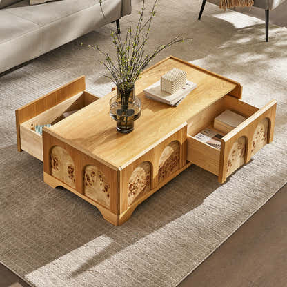 Aurora Oak Coffee Table 120cm