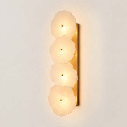 Moira Alabaster 4 Lights Wall Sconce
