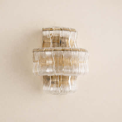 Ondalia Tiered Glass Wall Sconce