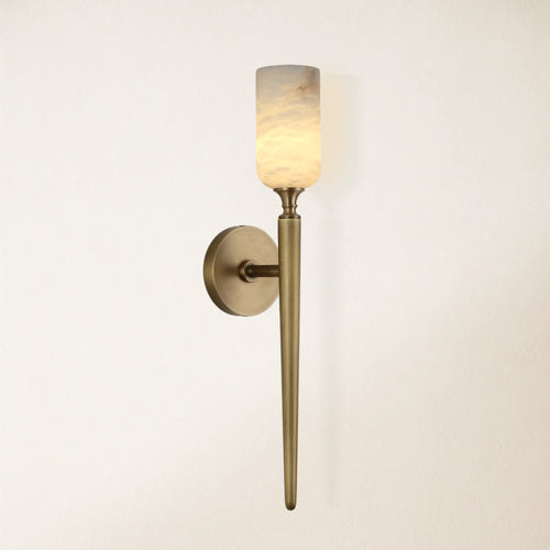 Axis Alabaster 1 Light Wall Sconce 21.6"H
