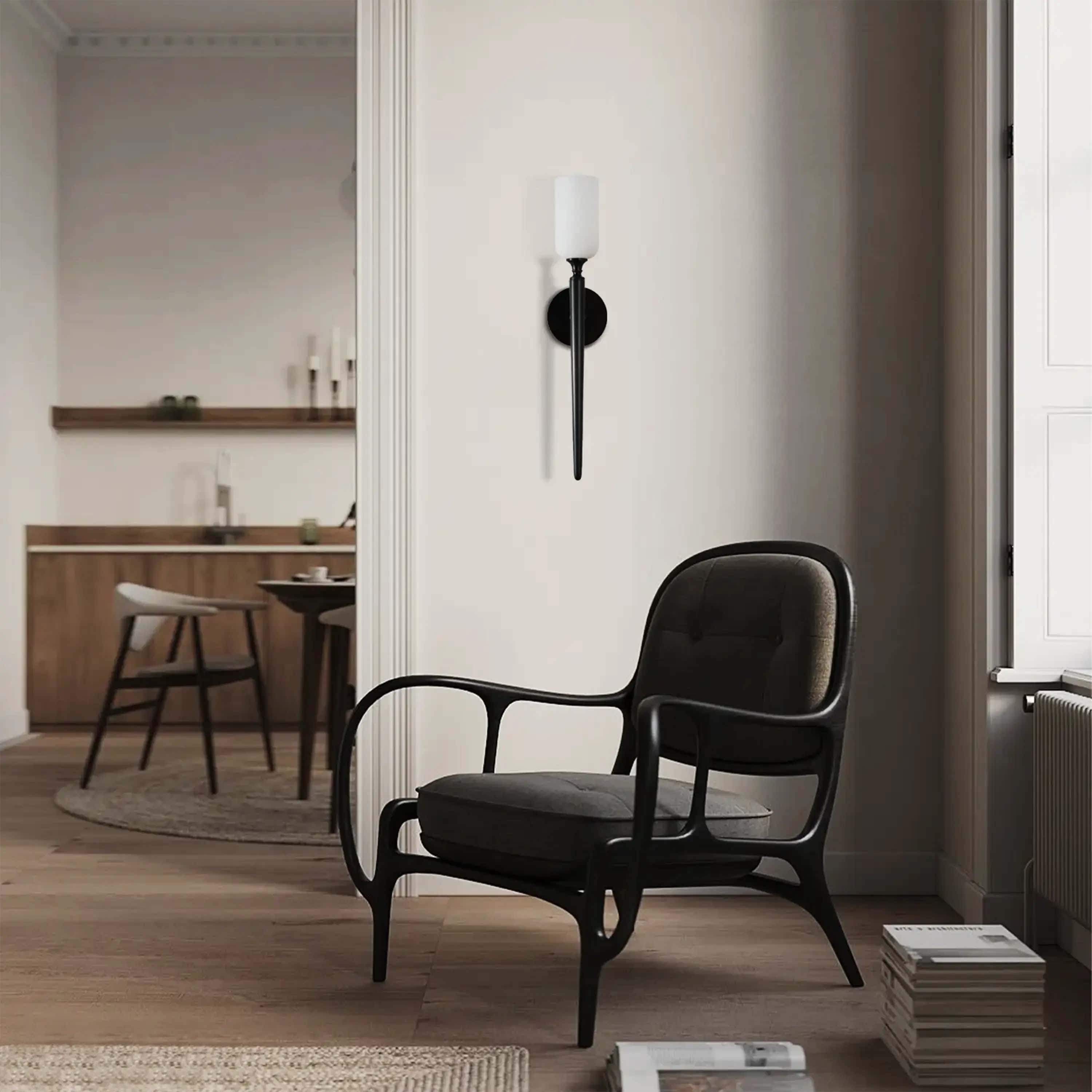 Axis Alabaster 1 Light Wall Sconce 22"H