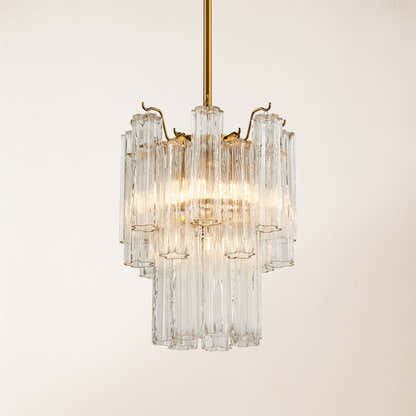 Dawel Glass Round Chandelier 12"D