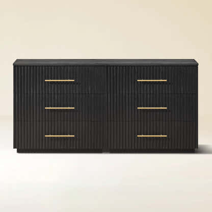 Holt 63“ Oak 6-Drawer Chest(Set of 2)