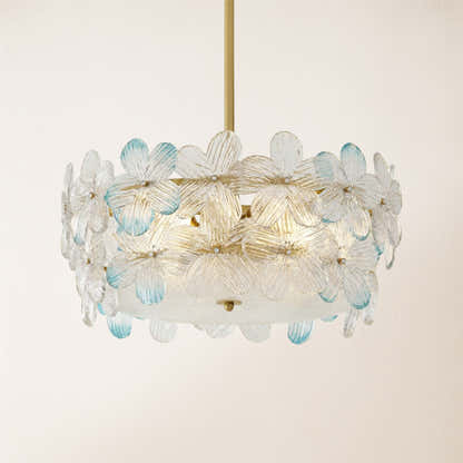 Blumea Cluster Glass Flush Mount