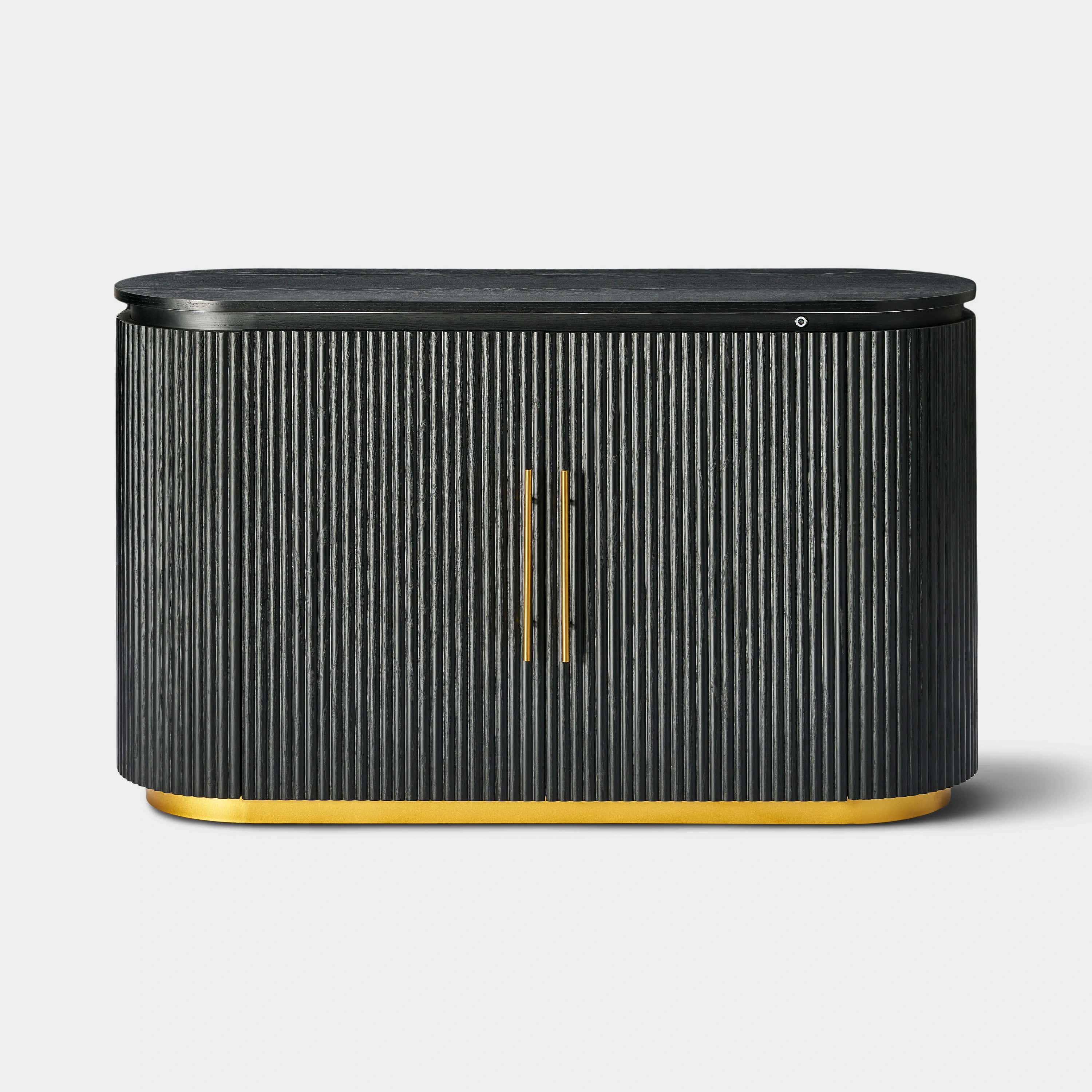 Holton Oak Media Console And Sideboard Set