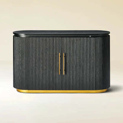 Holton Oak Media Console And Sideboard Set