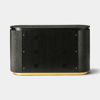 Holton Oak Media Console And Sideboard Set